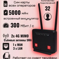 3G 4G Wi-Fi роутер Olax MC 60 IMEI TTL любой тариф 5000 мАч