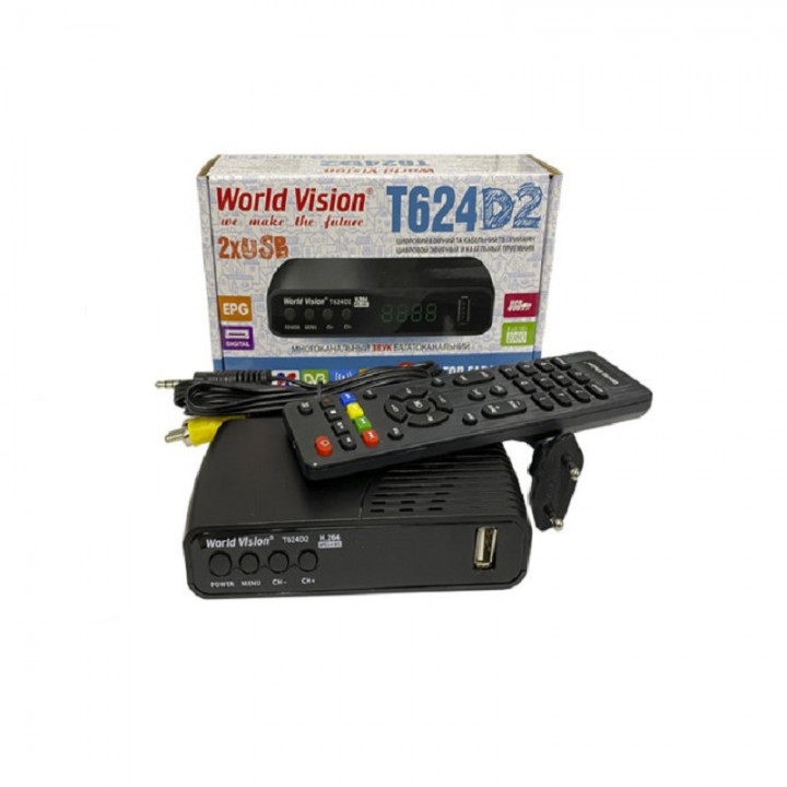 World Vision T 624 D2 Цифровой ТВ ресивер