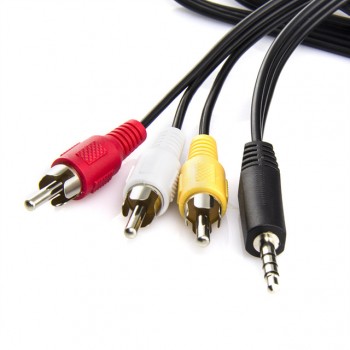 Шнур 3.5mm - 3RCA, 1 м