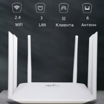 Роутер 4g 5g / Wi-Fi модем 6 антенн