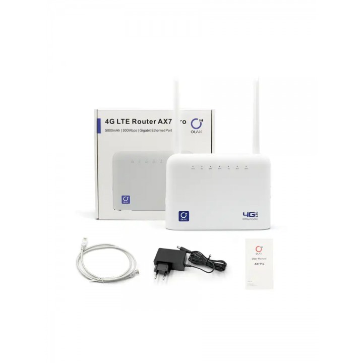 Olax AX7 Pro 3G/4G роутер Gigabit Ethernet Port 5000Mah