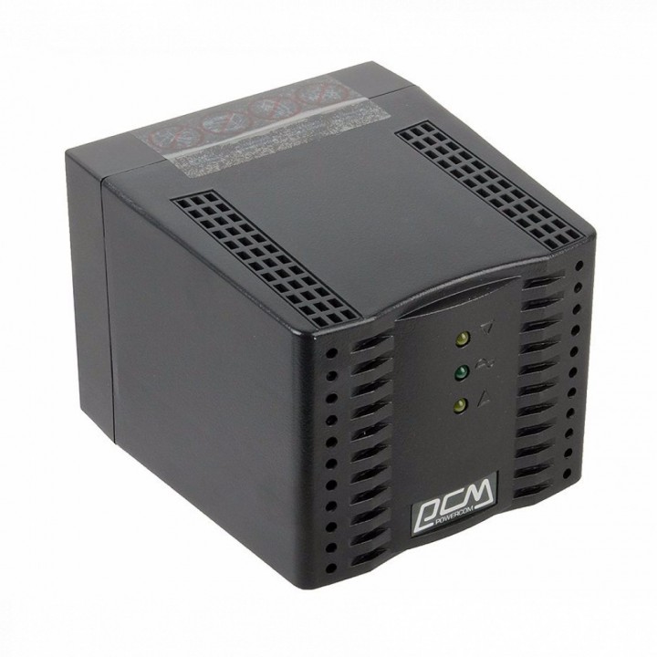 Стабилизатор Powercom TCA - 1200 черный